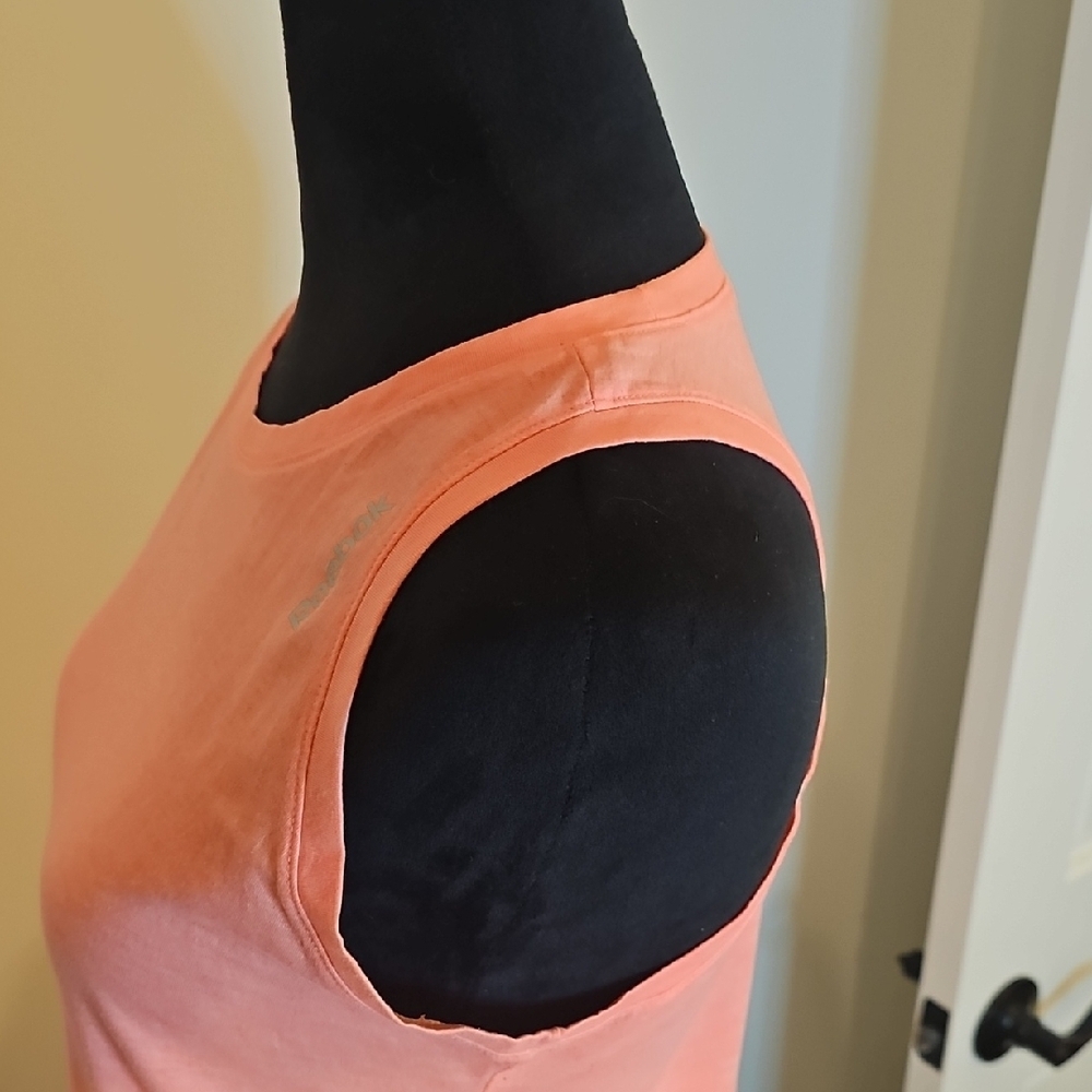 Reebok Neon Coral Workout Tank Top for Women - Picture 4 of 8